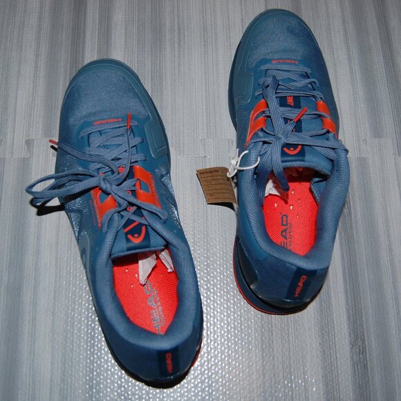 Head Sprint Pro 3.5 Bluestone Orange Tennis Shoes Men's Size 11 New in Box - Picture 9 of 16